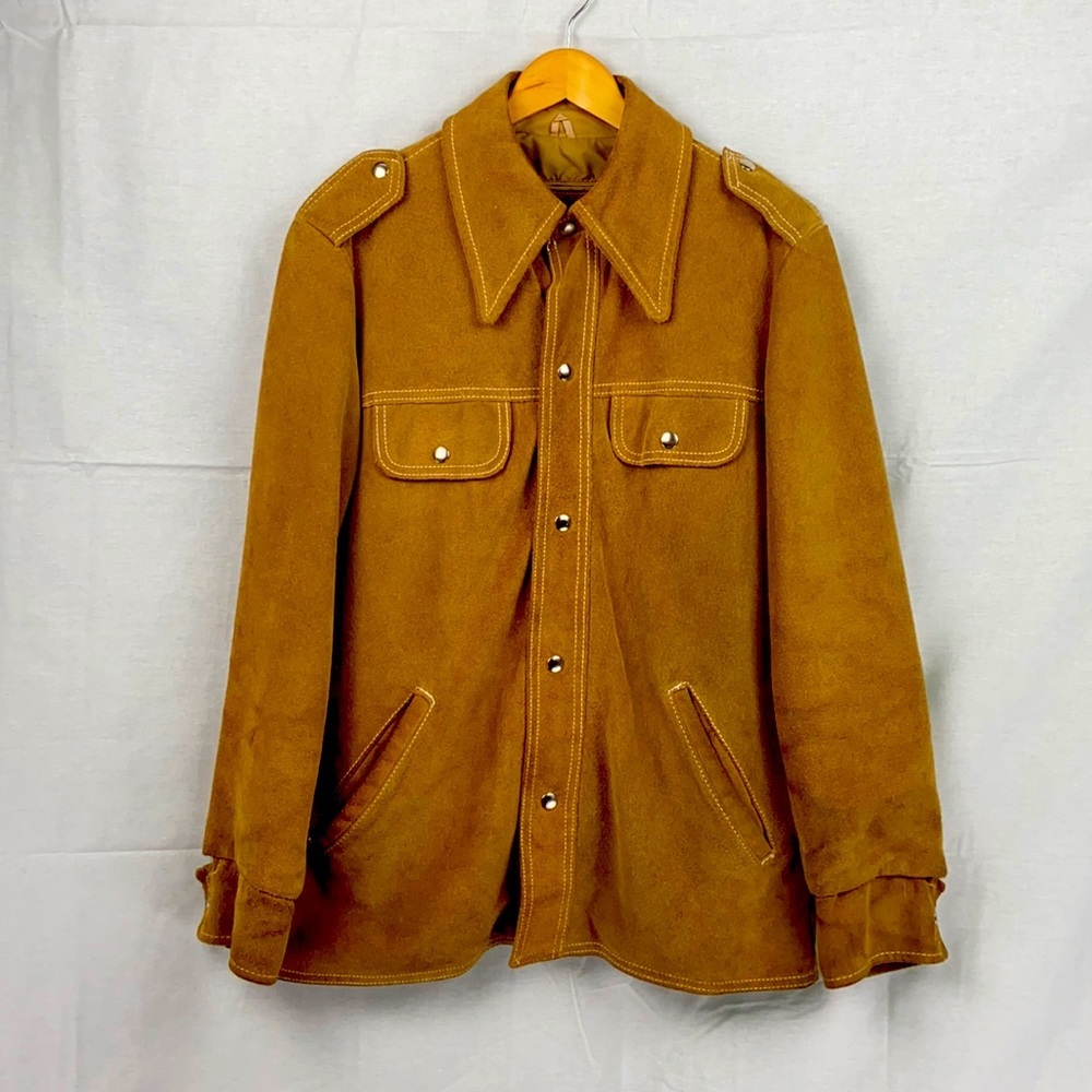 Vintage Sears Leather Shop Men’s Suede Jacket 38R